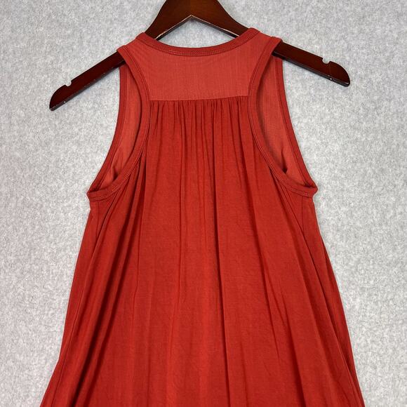 Shebird Terracotta The Tunic Tank Bra Dress Sz Small Build in Bra Pockets Casual - Picture 7 of 10